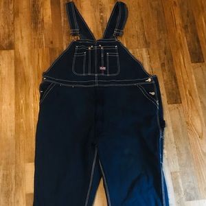Mens Big Smith Bib Overalls Size 50x32 Like New